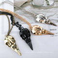 Punk Punk 3d Metal Crow Crow Skull Collar Collar Halloween Joyería